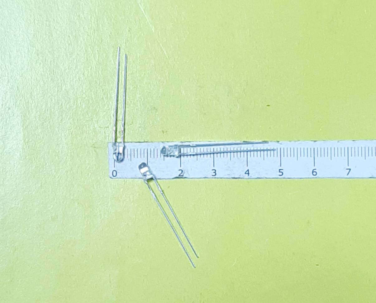 Светодиод синий Д=3мм 12v